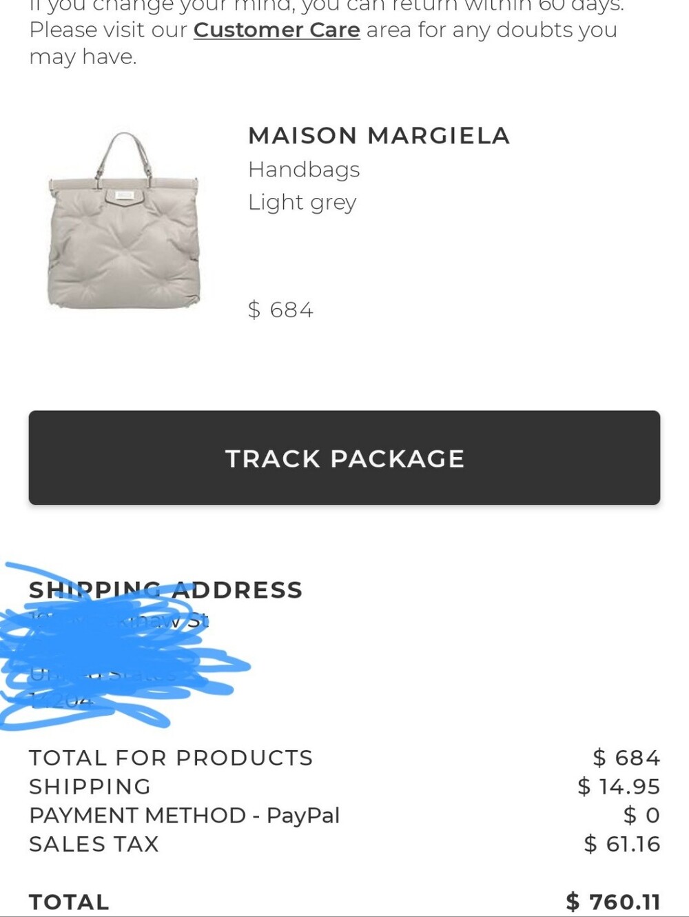 Maison Margiela Padded Quilted Tote in Light Gray - Picture 12 of 13